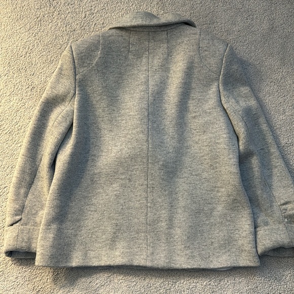 Cartonnier Anthropologie gray wool blend double breasted jacket - Picture 6 of 9